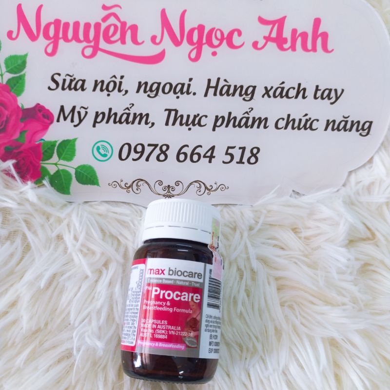 PM Procare lọ 30 viên vitamin tổng hợp cho bà bầu