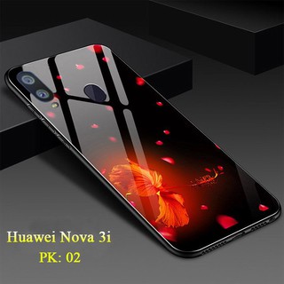 ỐP LƯNG MẶT KÍNH HUAWEI NOVA 3I_HOA DÂM BỤT