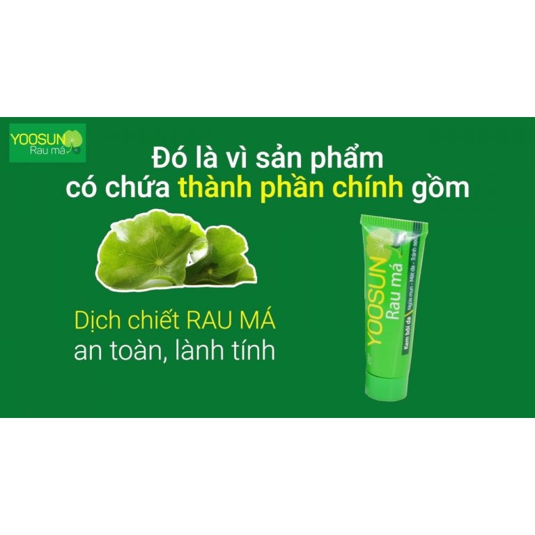 YOOSUN Rau Má Kem Bôi Da Ngừa Mụn Mát Da Tránh Sẹo