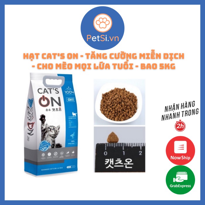 Cats On (5kg) - Thức ăn hạt dành cho mèo