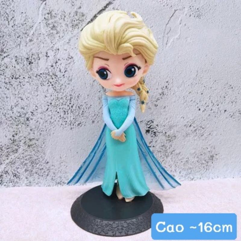 MÔ HÌNH CÔNG CHÚA BĂNG GIÁ ELSA CAO 16CM - TRANG TRÍ BÁNH KEM - MÔ HÌNH NHÂN VẬT