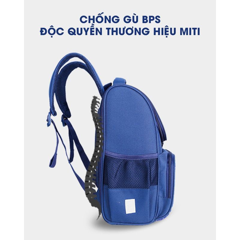 Balo chống gù Miti siêu nhẹ bé trai bé gái phù hợp bé lớp 1 - lớp 5.