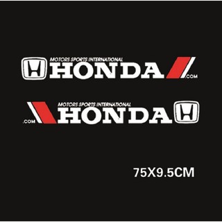 Bộ 2 tem dán cửa xe ô tô Hond