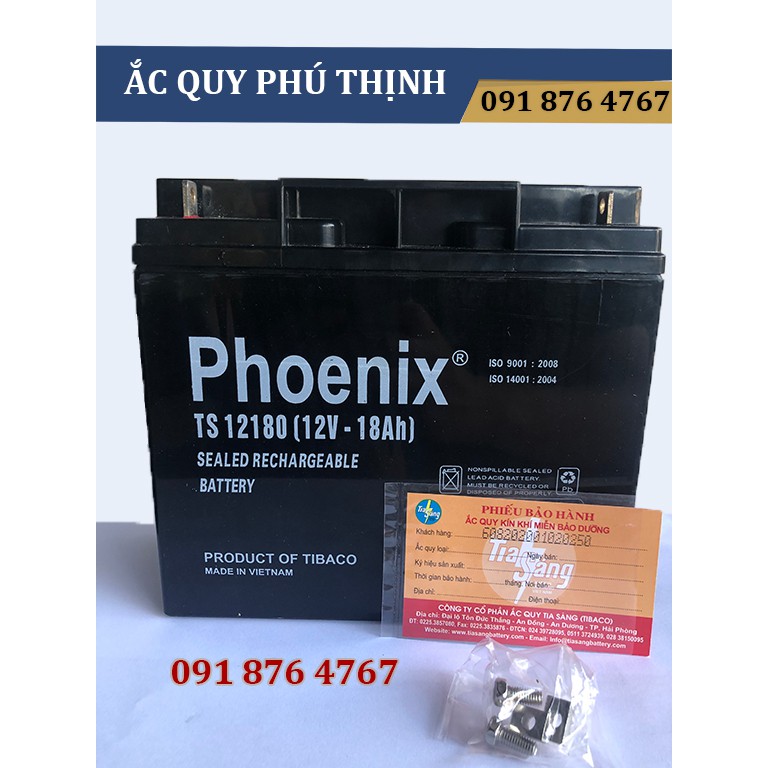 Ắc quy PHOENIX 12V-18Ah TS12180