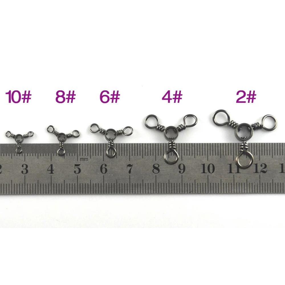 Móc Nối 3 Chiều Màu Đen Cho Cần Câu Cá