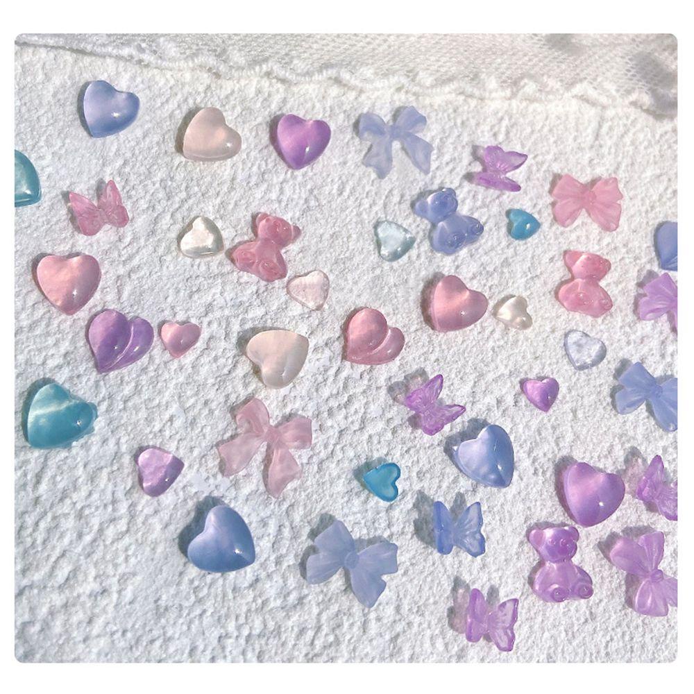 Miếng Dán Trang Trí Móng Tay 3D Thay Đổi Màu Sắc Theo Nhiệt Độ|Phụ Kiện Trang Trí Móng Tay Xinh Xắn