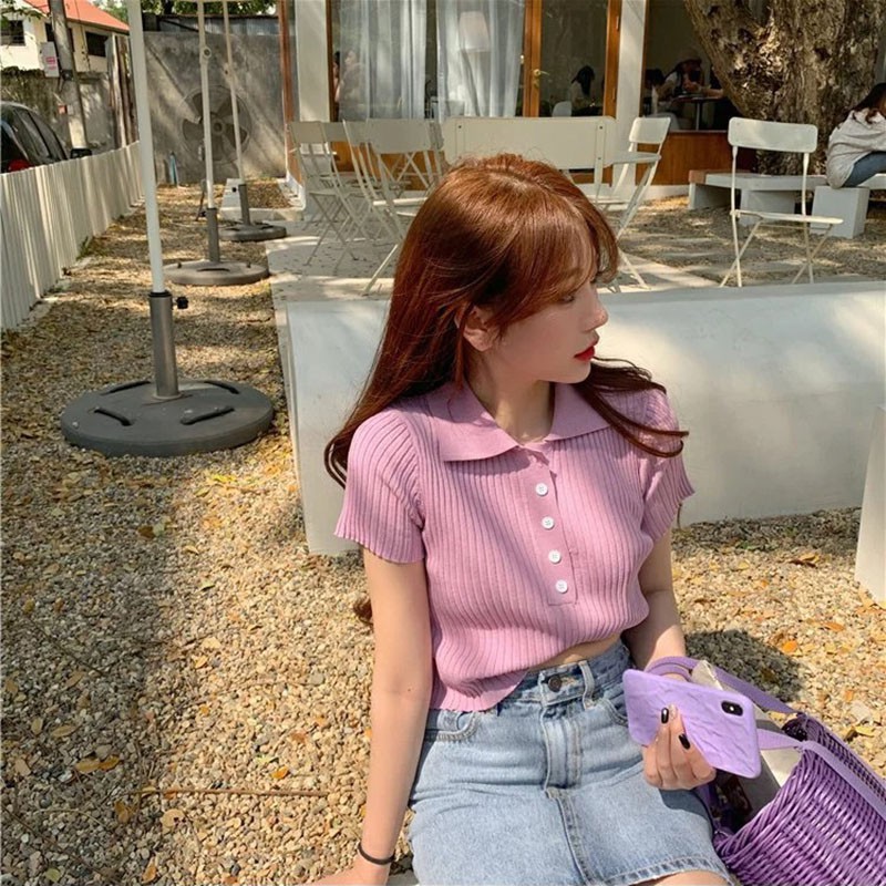 Áp Croptop Cổ Đức Mẫu Mới Nhất Chất Bao Đẹp M2971-Violet_Store