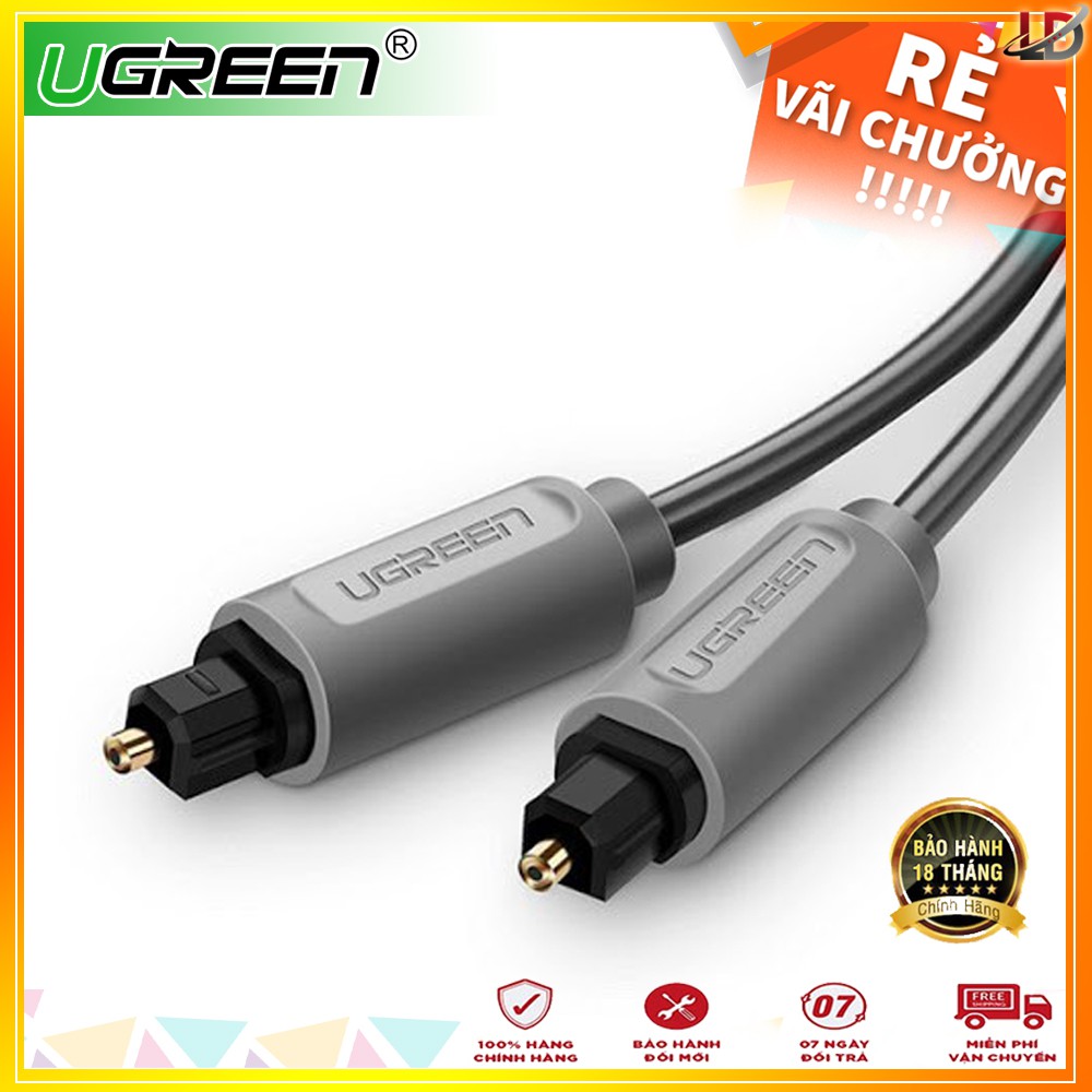 Dây audio quang 1m - 3m(Optical) UGREEN AV122  - Hàng chính hãng