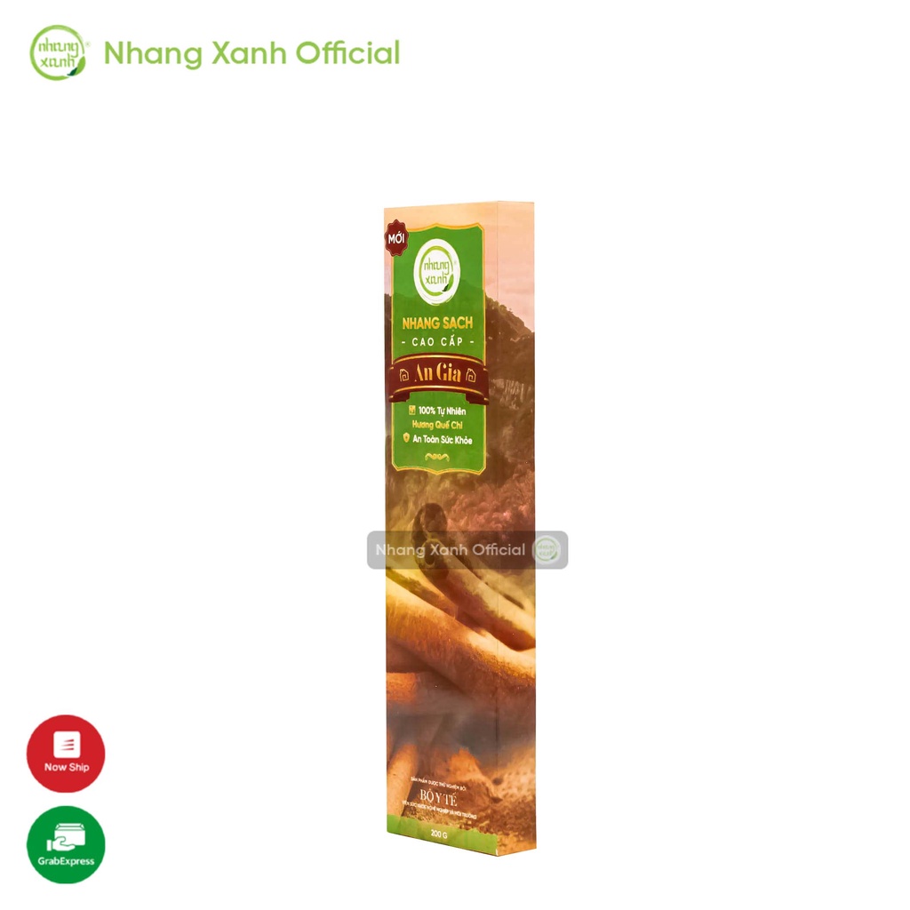 Nhang Xanh Quế Chi An Gia - hộp 200gr - 100% Tự nhiên, không hoá chất độc hại