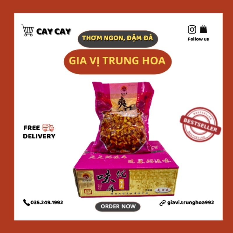 Hubei Củ Cải Xào Vừng Cay Trung Quốc