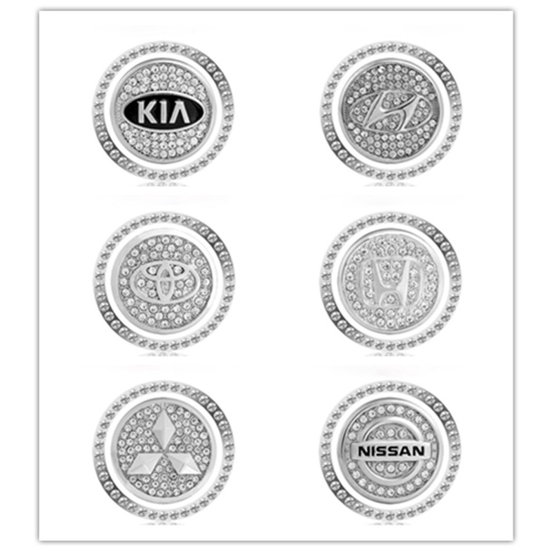 Miếng Dán Trang Trí Nút Khởi Động Xe Hơi Honda / Toyota