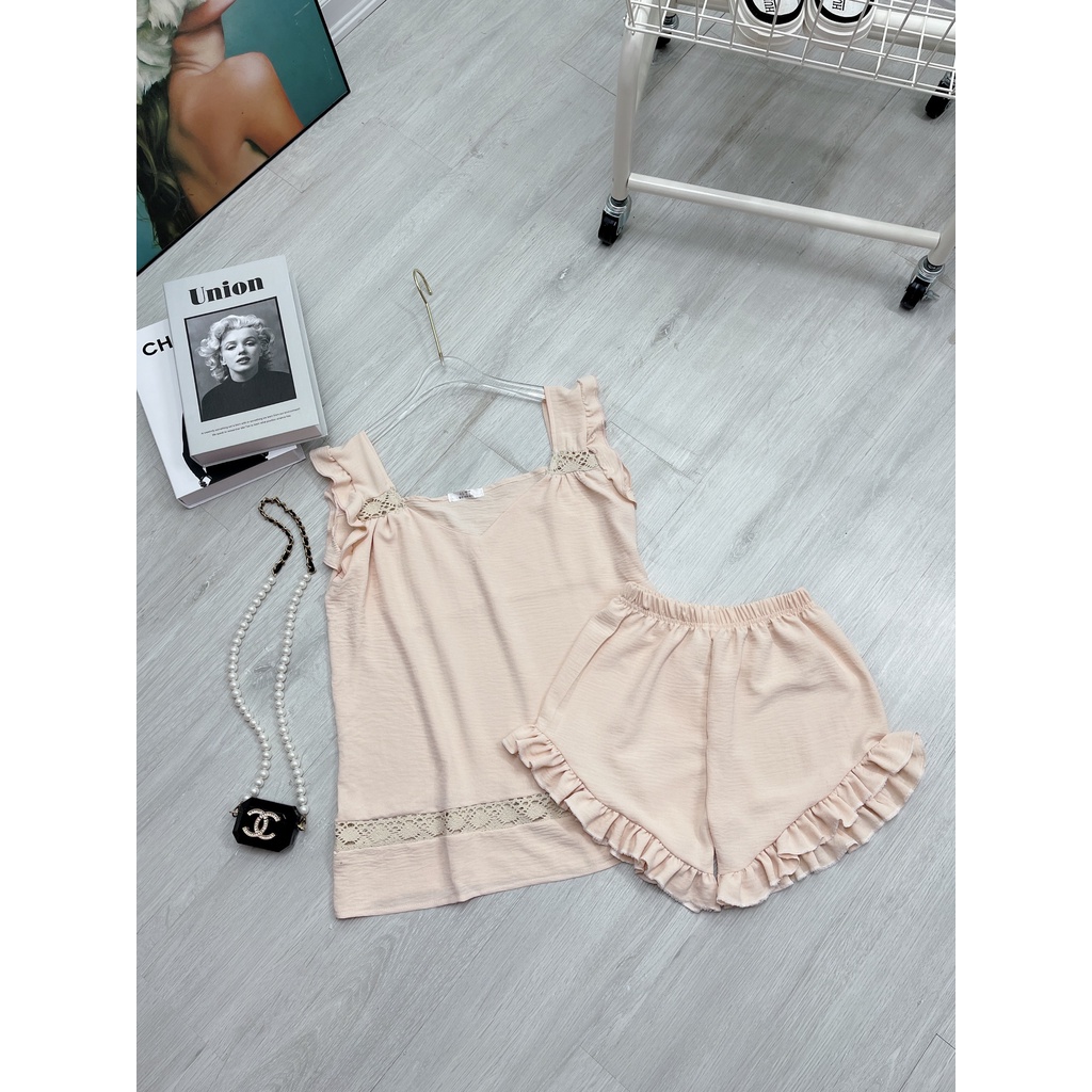 Set đũi lụa cánh tiên bèo chất liệu mềm mại, thoáng mát - Hàng có sẵn - Xưởng may Lộc Vân - V13