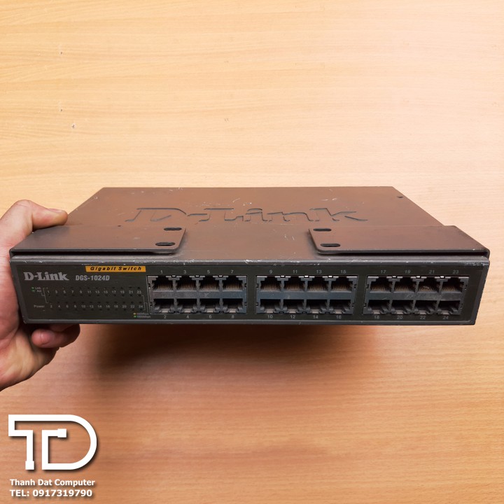 Switch 16 port và 24 port cũ chuẩn gigabit nhiều hãng thanh lý còn dùng tốt - switch 16 port, 24 port 10/100/1000Mbps