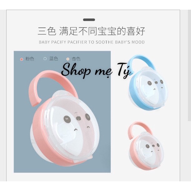 Hộp Đựng Ti Giả, Núm Ti Có Móc Treo Dễ Thương