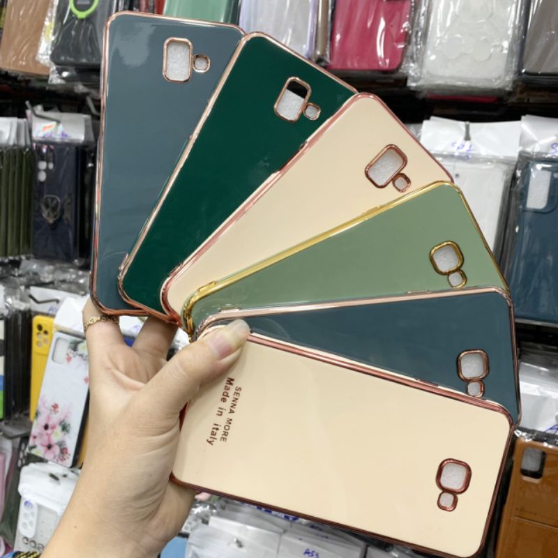 Ốp lưng Samsung J4 plus / J6 plus dẻo bóng xi màu sang chảnh