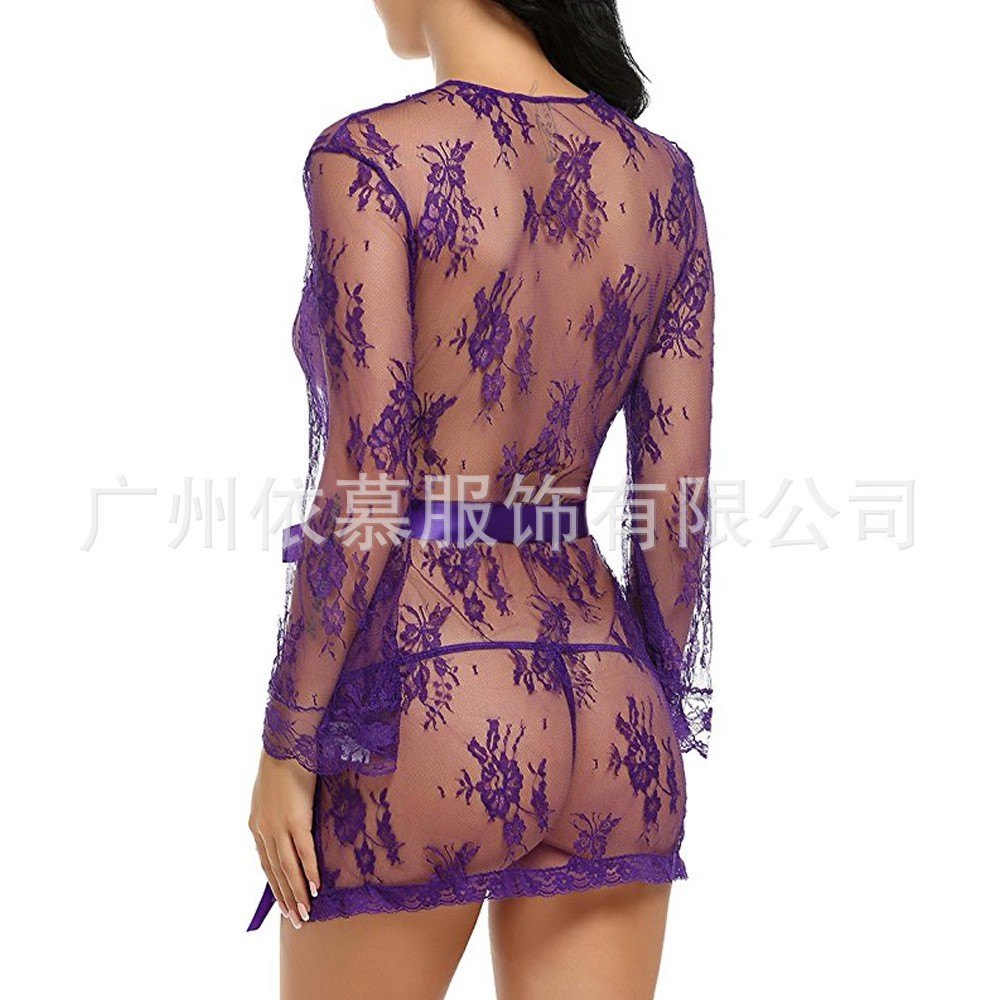 Áo choàng ngủ Cadigan phong cách Âu Mỹ cực quến rũ | BigBuy360 - bigbuy360.vn