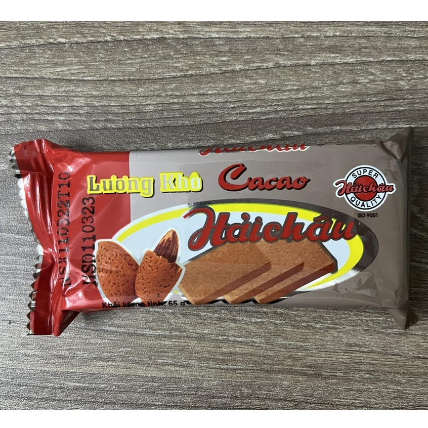 Lương khô Ca cao Hải Châu thanh 65g