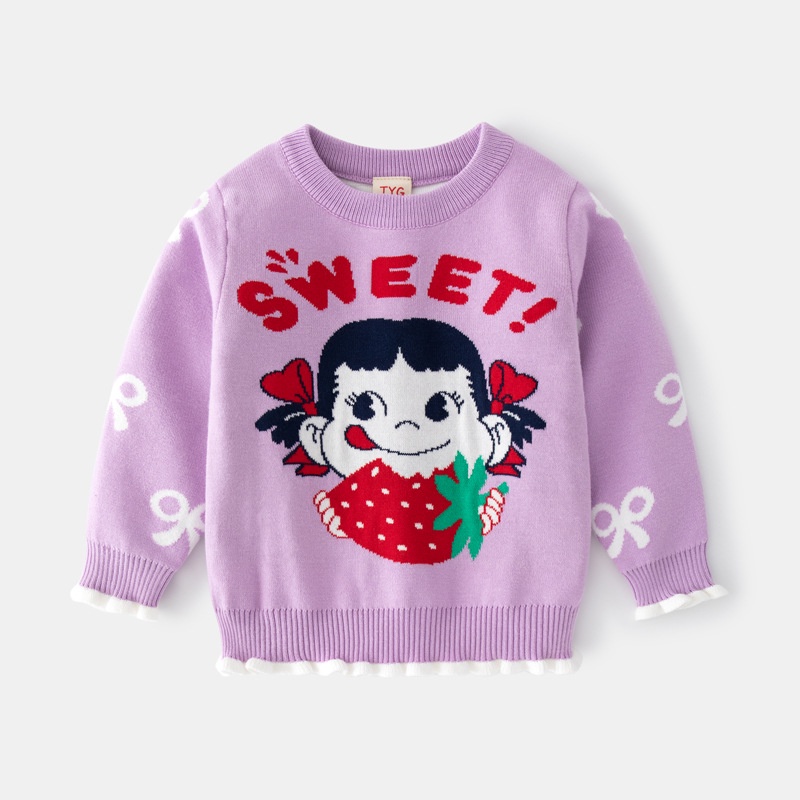 Áo sweater IQ Angel chất liệu cotton hai lớp cao cấp thời trang cho bé