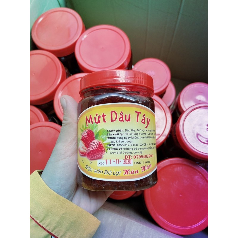 mứt dâu tây Đà lạt