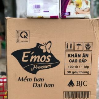 Giấy vuông E'mos 100 tờ