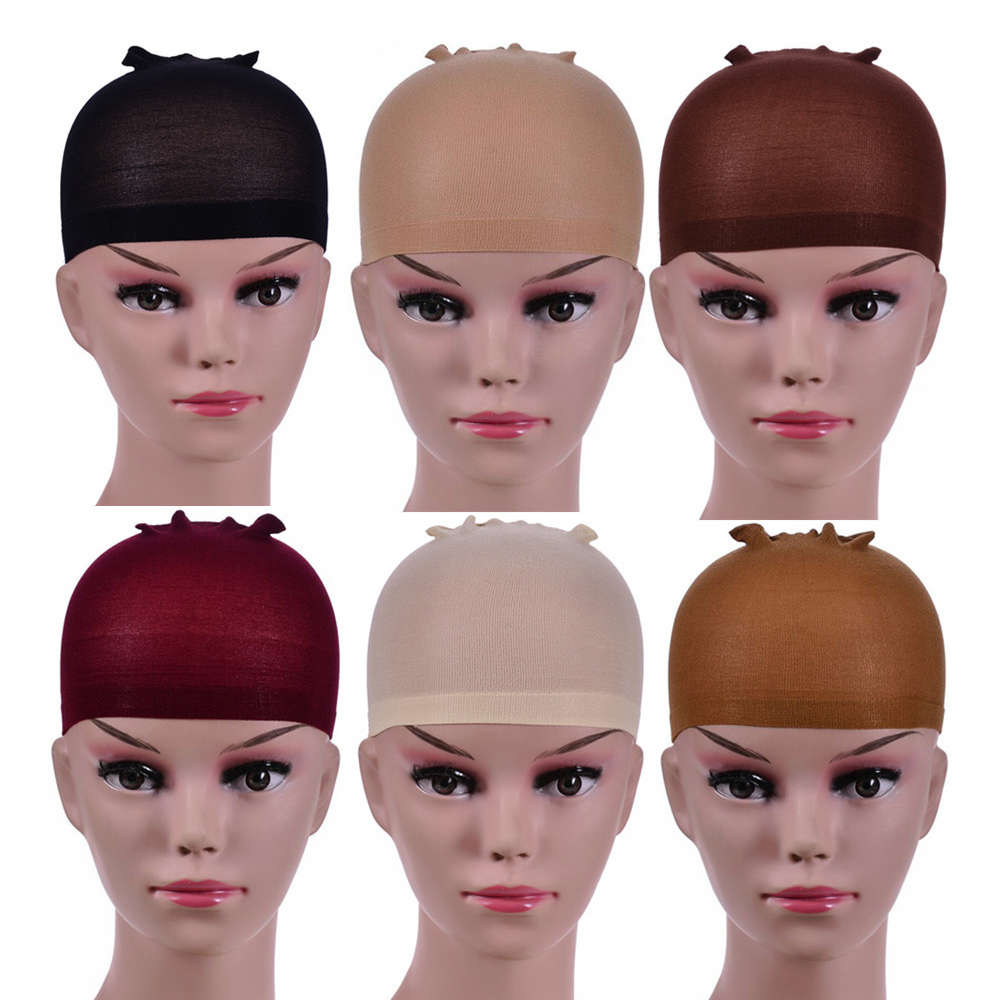 (Hàng Mới Về) Mũ Lưới Chụp Tóc Giả Màu Da Nâu Thời Trang
