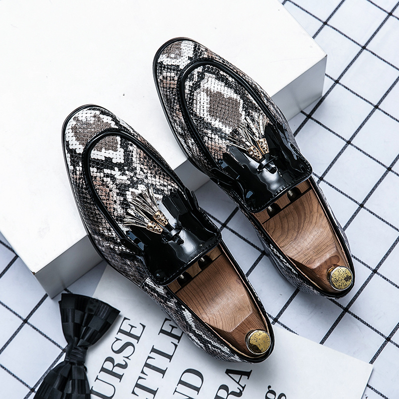 Giày Lười Nam Thời Trang Sang Trọng Họa Tiết Độc Đáo