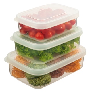 Hộp Đựng Thức Ăn, Hộp Đựng Bảo Quản Thực Phẩm Tủ Lạnh, Lò Vi Sóng HOKKAIDO Inochi (Dạng Chữ Nhật)