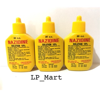 THUỐC SÁT KHUẨN NAZIDINE SOLUTION 10% 10g THÁI LAN
