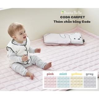 Thảm trải chần bông Coda mềm mại thông thoáng thích hợp 4 mùa cho bé nhập khẩu Bonitabebe HQ