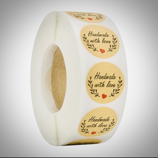 Sticker dán Handmade with love