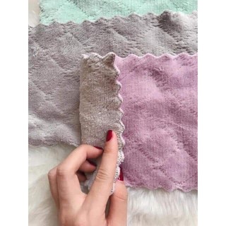 Set 10 Khăn lau 2 mặt đa năng mềm mịn