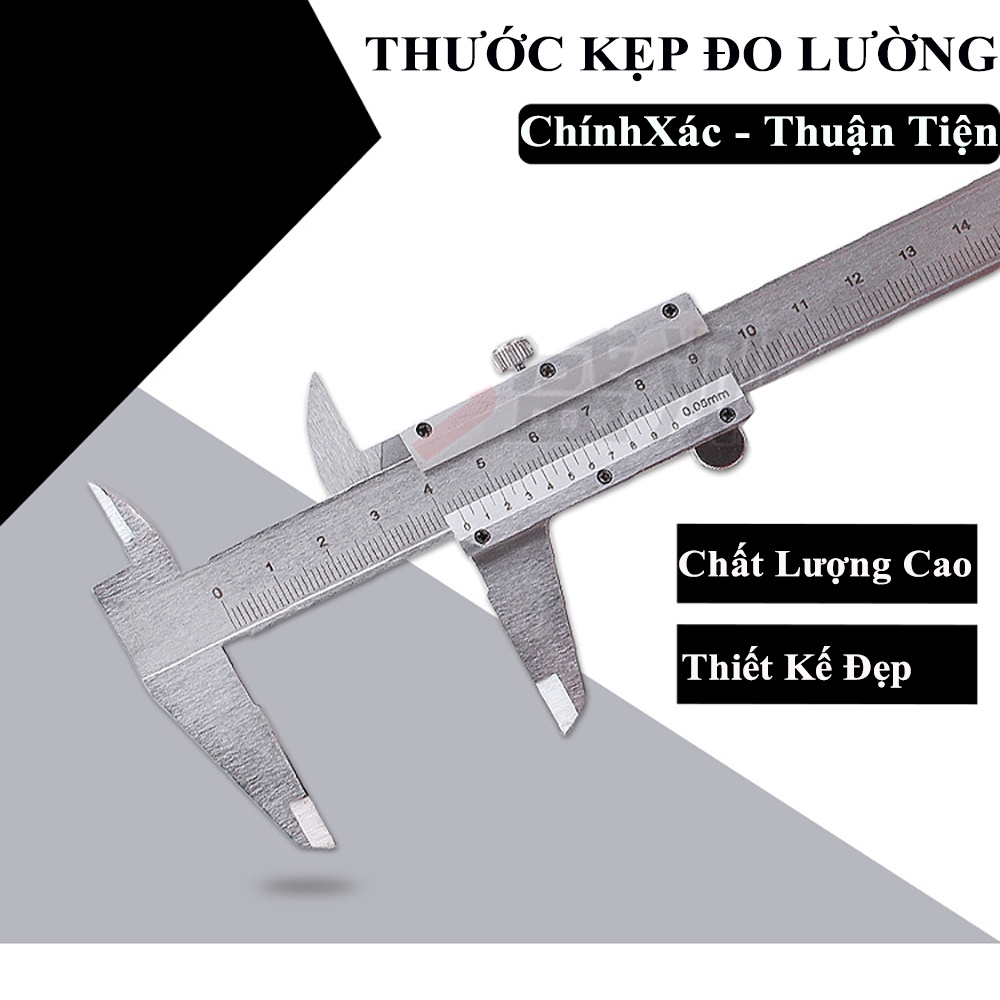 Thước Cặp Cơ Khí ABG 0-6″/0-150mm/0.02mm Thước Kẹp Cơ Nhôm Chính Xác Chống Mài Mòn Cao Cấp Cho Thợ Cơ Khí