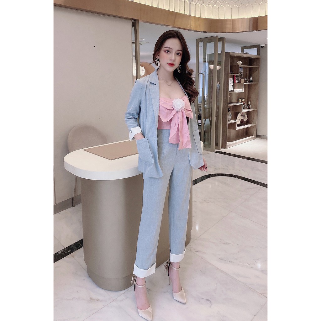 Quần âu xuông cạp liền 3 cục - 20Again | BigBuy360 - bigbuy360.vn