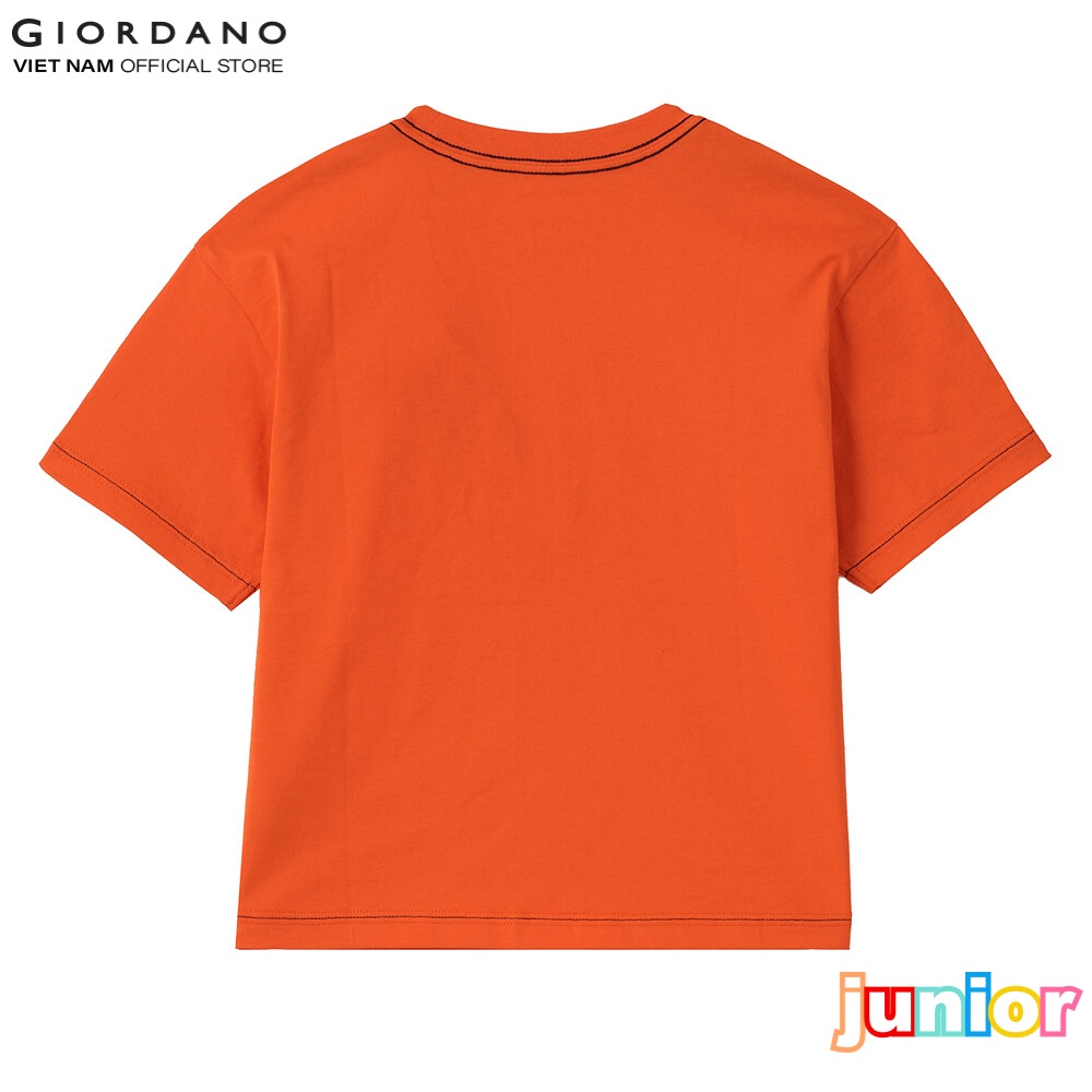 Áo Thun Ngắn Tay Trẻ Em In Hình Printed Tee Giordano 03021204