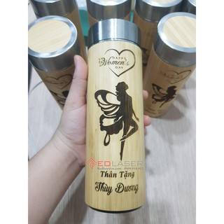 Bán sỉ - Bình giữ nhiệt vỏ tre đủ dung tích