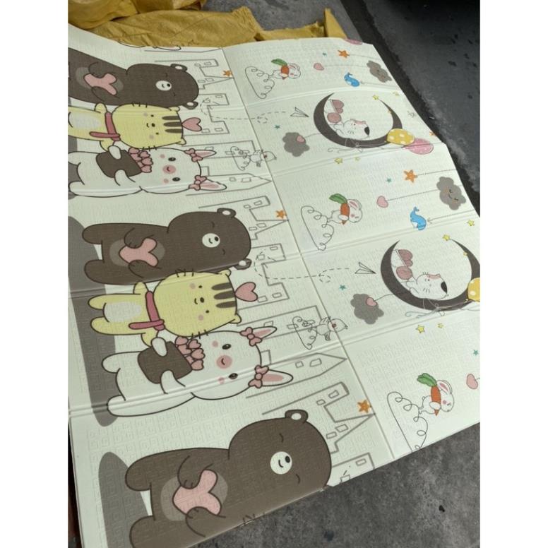 Thảm Xốp Nằm Chơi Cho Bé - Thảm Xốp Gấp Gọn Chống Thấm Cho Bé