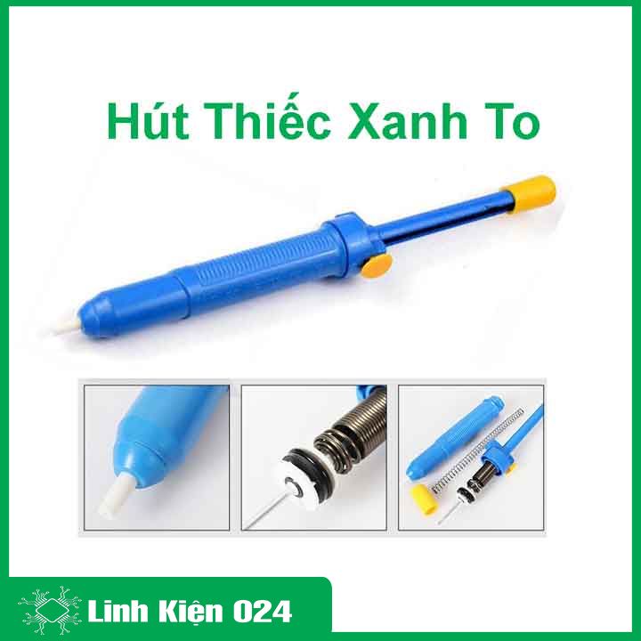 Tay hút thiếc hàn loại to 33cm màu xanh hút siêu khỏe