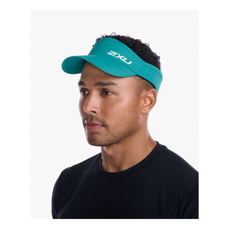 2XU RUN VISOR UNISEX Mũ Mẫu UQ5586F-PRCWHT