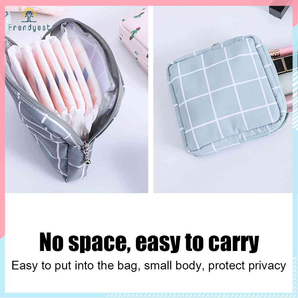 Túi Đựng Băng Vệ Sinh / Khăn Ăn / Tiền Xu Mini Tiện Dụng Cho Nữ