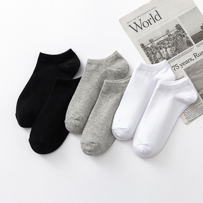 Tất Trơn Cổ Ngắn  𝑭𝑹𝑬𝑬𝑺𝑯𝑰𝑷  Tất ( Vớ ) Cổ Ngắn trơn unisex