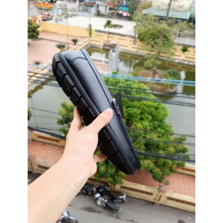 (Giày big size 44/45/46/47/48) GIÀY LƯỜI NAM BIG SIZE CHẤT DA BÒ THẬT - ĐẾ KHÂU CHẮC CHẮN HÀNG VNXK VTE