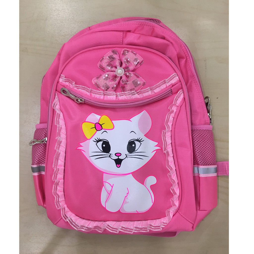 [BÁN BUÔN+GIÁ TẬN XƯỞNG]Balo đi học mầu hồng mèo hello kitty  đáng yêu dành cho bé gái cấp 1 tiểu học lớp 12345 TE11