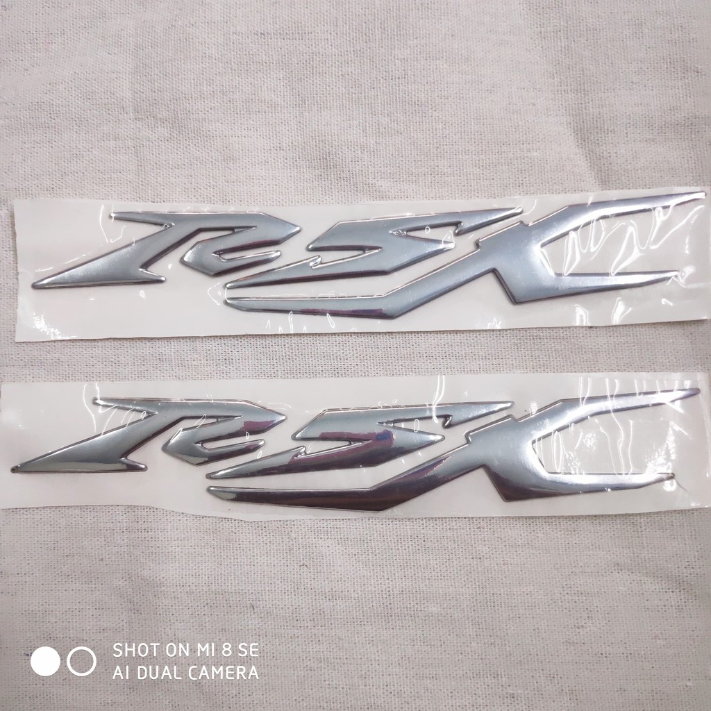[GIÁ GỐC] TEM CHỮ RSX DÁN XE XI BÓNG SIÊU ĐẸP (MÀU BẠC)