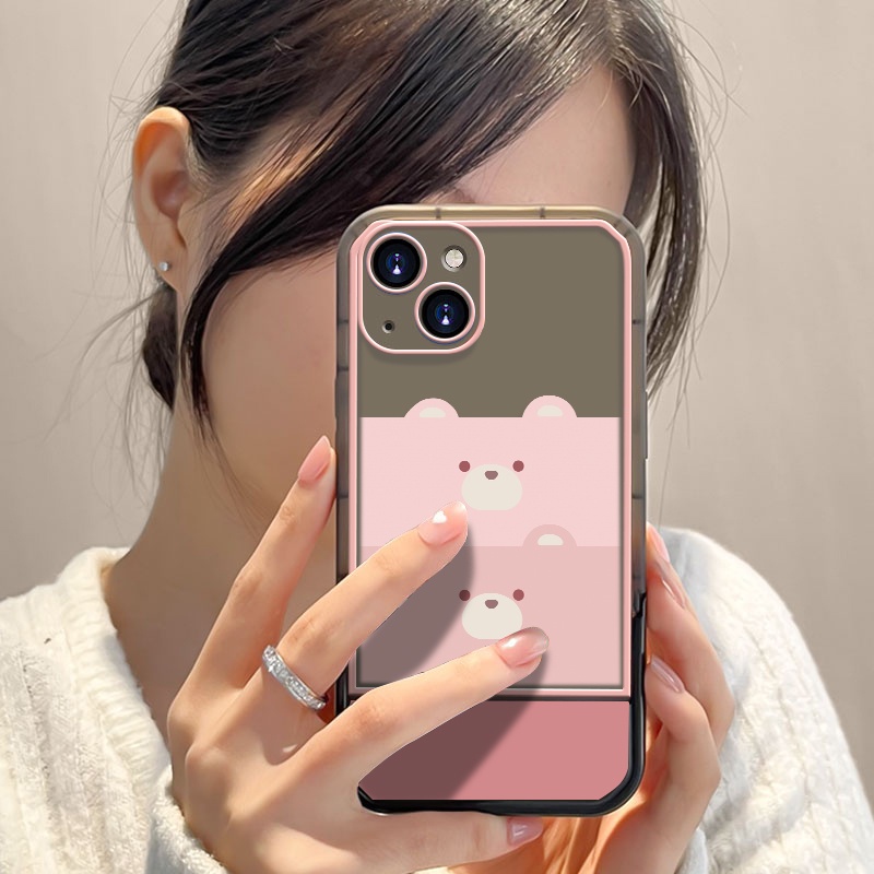 Ốp Điện Thoại Silicon TPU Mềm Trong Suốt Chống Sốc Có Giá Đỡ Cho iPhone 13 12 11 Pro X XR XS Max SE 2020 6 6S 7 8 Plus