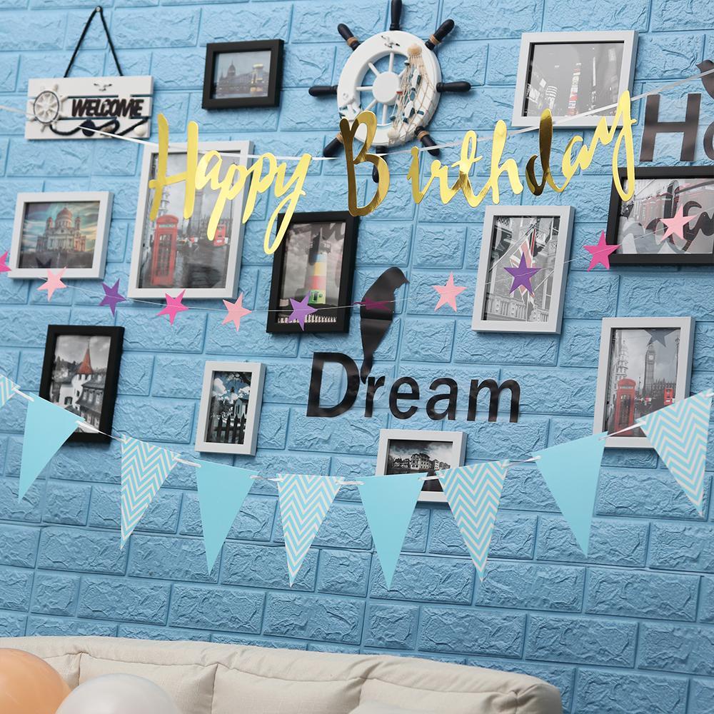 Dây Cờ Treo Trang Trí Tiệc Sinh Nhật Cho Bé