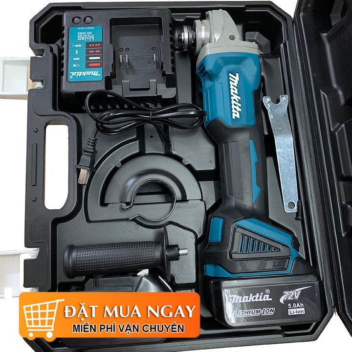Máy mài pin Makita máy cắt 2 pin khủng không chổi than
