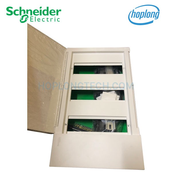 [CHÍNH HÃNG] MIP22312 Schneider Tủ điện nhựa âm tường-Mini pragma 36 mô đun cửa trắng