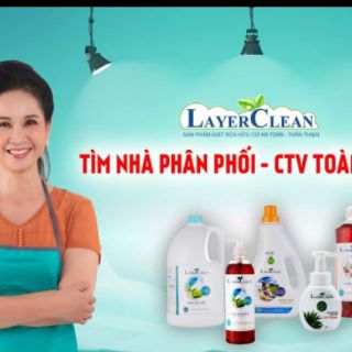 Nước rửa tay hữu cơ dạng bọt Layer Clean 330ml
