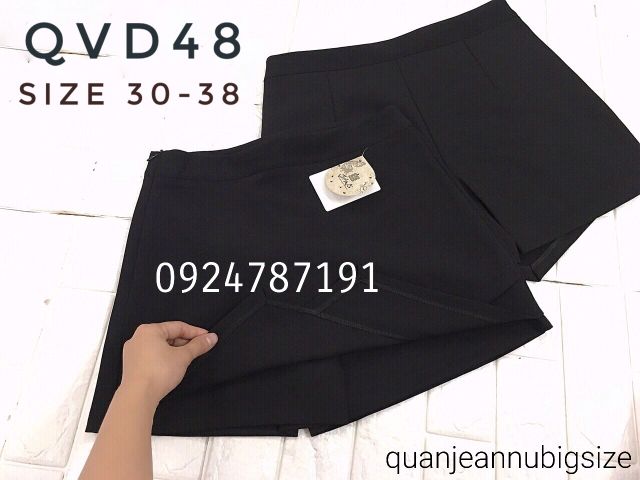 Quần váy tuyết mưa bigsize đắp chéo QVD48