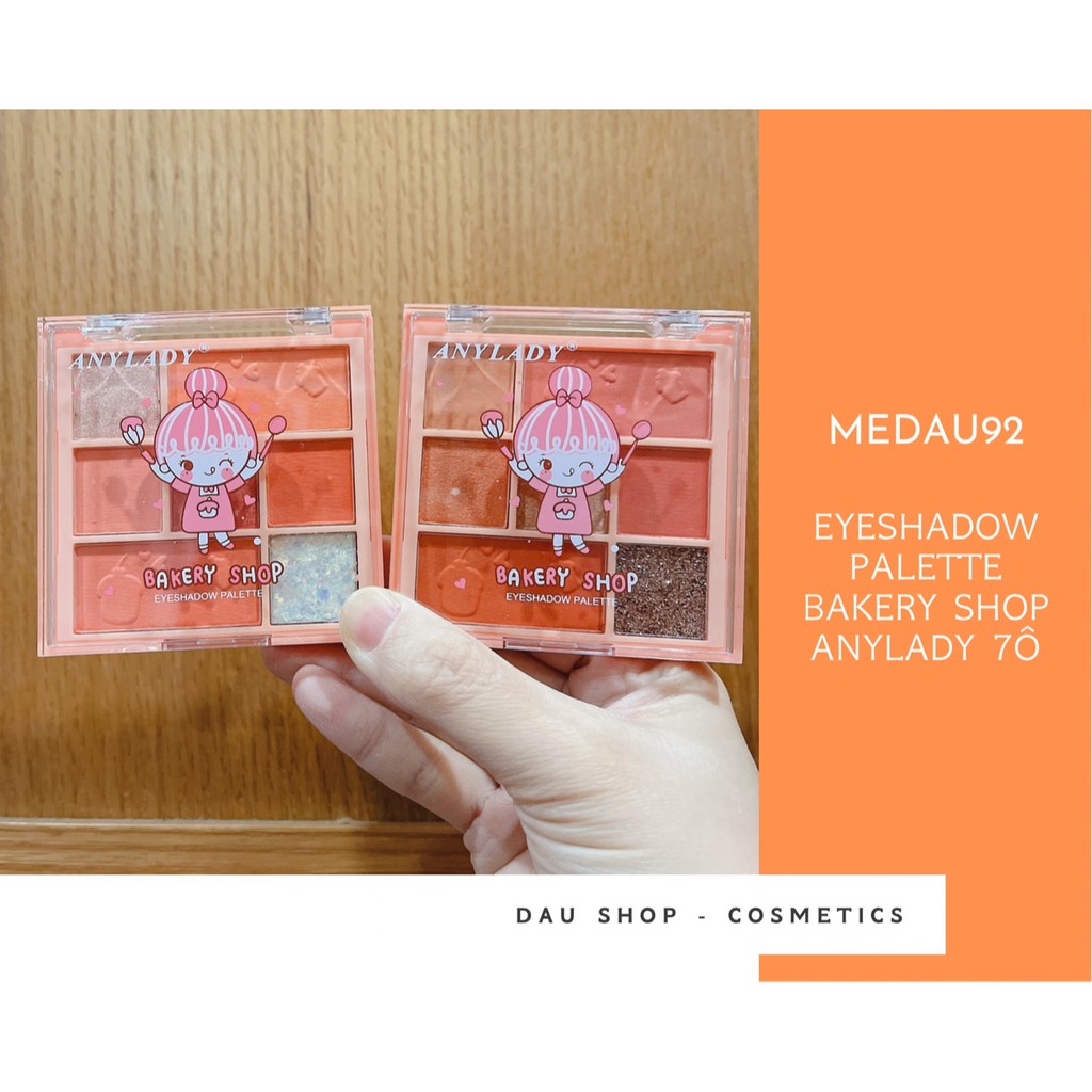 Bảng mắt 7 ô ANYLADY EYESHADOW PALETTE Bakery Shop siêu xinh